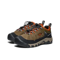 Fashion Targhee IV Waterproof Hiking Shoe Pour Jeunes  |  Dark Olive/Gold Flame Enfant Chaussures