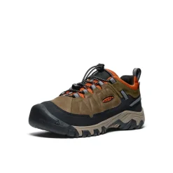 Fashion Targhee IV Waterproof Hiking Shoe Pour Jeunes  |  Dark Olive/Gold Flame Enfant Chaussures