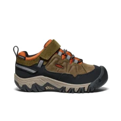 Flash Sale Targhee IV Waterproof Hiking Shoe Pour Enfants  |  Dark Olive/Gold Flame Enfant Chaussures