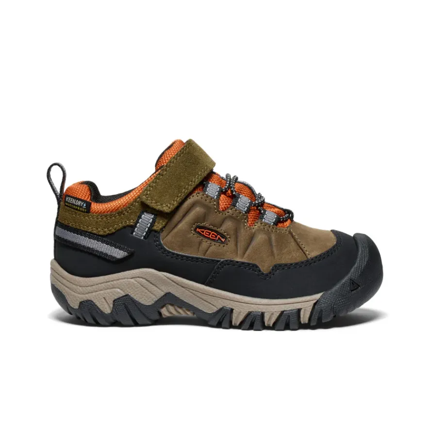 Flash Sale Targhee IV Waterproof Hiking Shoe Pour Enfants | Dark Olive/Gold Flame Enfant Chaussures