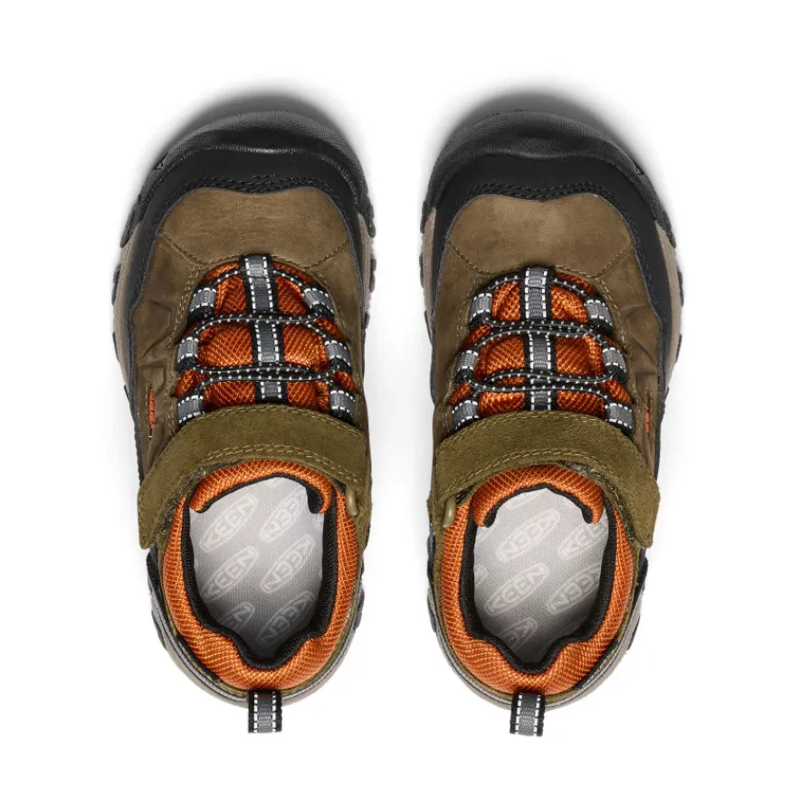 Flash Sale Targhee IV Waterproof Hiking Shoe Pour Enfants | Dark Olive/Gold Flame Enfant Chaussures