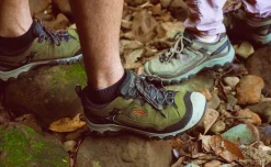 Fashion Targhee IV Waterproof Hiking Shoe Pour Homme  |  Dark Olive/Gold Flame Homme Imperméable À L'eau|Chaussures