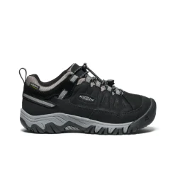 Shop Targhee IV Waterproof Hiking Shoe Pour Jeunes  |  Black/Steel Grey Enfant Chaussures