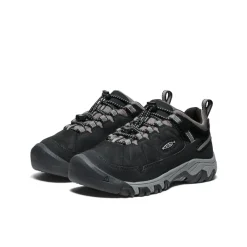 Shop Targhee IV Waterproof Hiking Shoe Pour Jeunes  |  Black/Steel Grey Enfant Chaussures