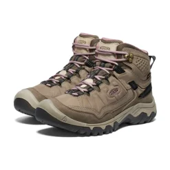 Outlet Targhee IV Wide Waterproof Hiking Boot Pour Femme  |  Brindle/Nostalgia Rose Femme Large|Imperméable À L'eau
