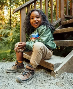 New Targhee Waterproof Boot Pour Enfants  |  Steel Grey/Porcelain Enfant Bottes