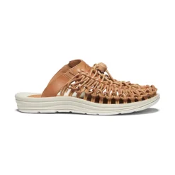 Shop UNEEK Premium leather Slide Pour Femme  |  Cookie Dough Femme Chaussures À Enfiler