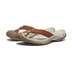 Fashion Waimea Leather Flip-Flop Pour Femme  |  Sorrel Horse/Plaza Taupe Femme Sandales