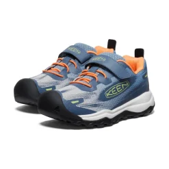 Hot Wanduro Speed Hiking Shoe Pour Enfants  |  Vintage Indigo/Tangerine Enfant Chaussures