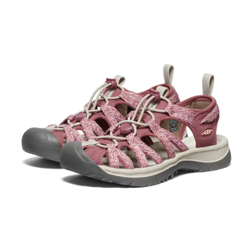 Discount Whisper Pour Femme | Rose Brown/Peach Parfait Femme Sandales
