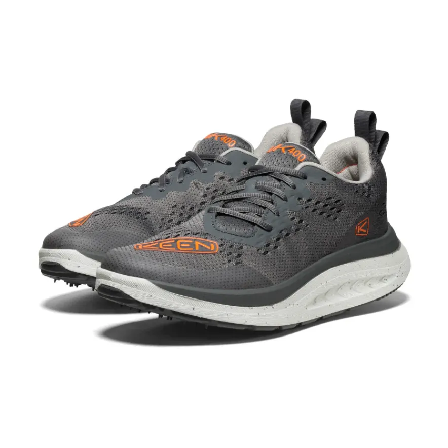 New WK400 Sneaker Pour Homme | Steel Grey/Scarlet Ibis Homme Chaussures