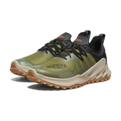 Clearance Zionic Speed Hiking Shoe Pour Homme  |  Dark Olive/Scarlet Ibis Homme Chaussures