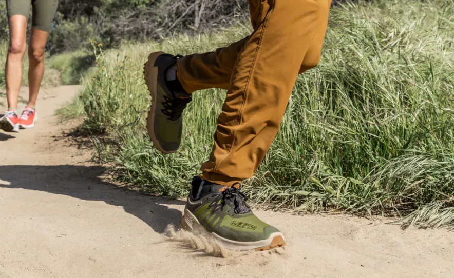 Clearance Zionic Speed Hiking Shoe Pour Homme | Dark Olive/Scarlet Ibis Homme Chaussures