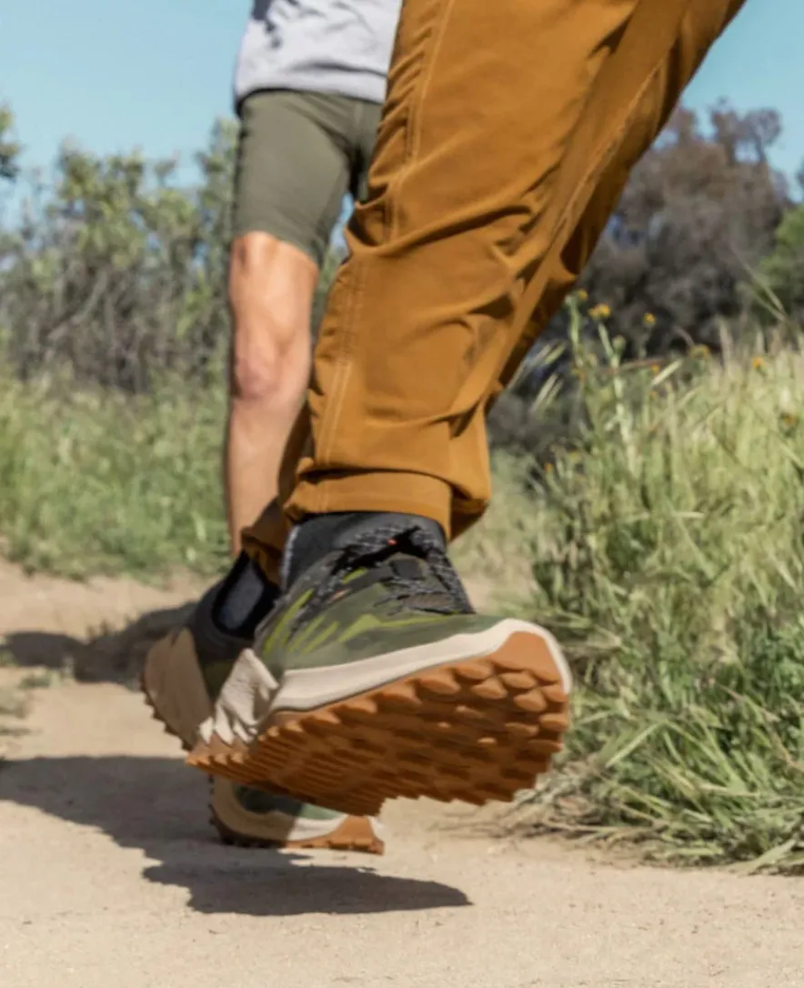 Clearance Zionic Speed Hiking Shoe Pour Homme | Dark Olive/Scarlet Ibis Homme Chaussures