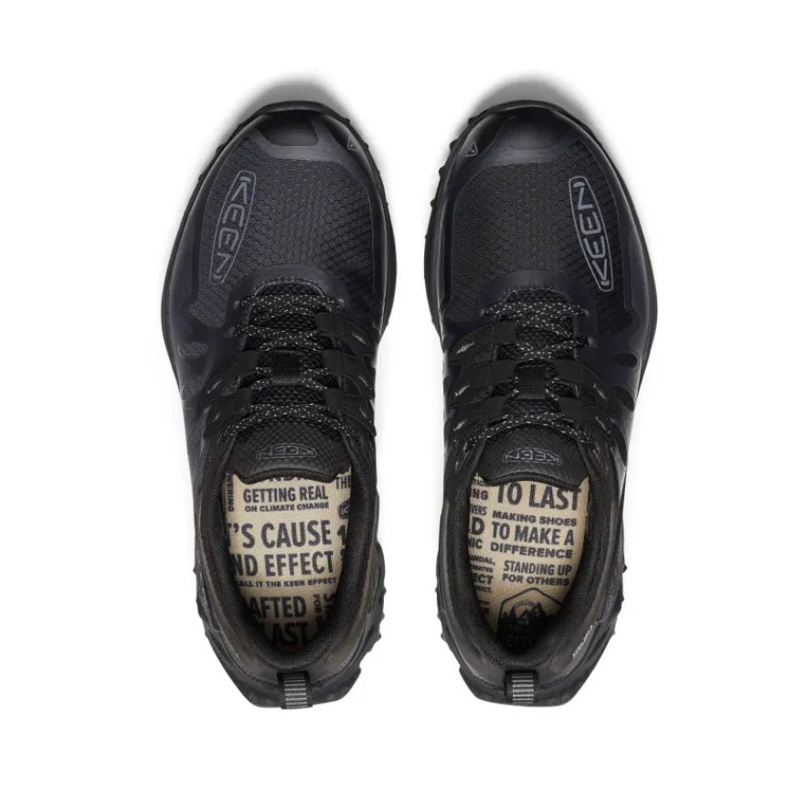 Fashion Zionic Waterproof Hiking Shoe Pour Homme | Black/Steel Grey Homme Imperméable À L'eau|Chaussures
